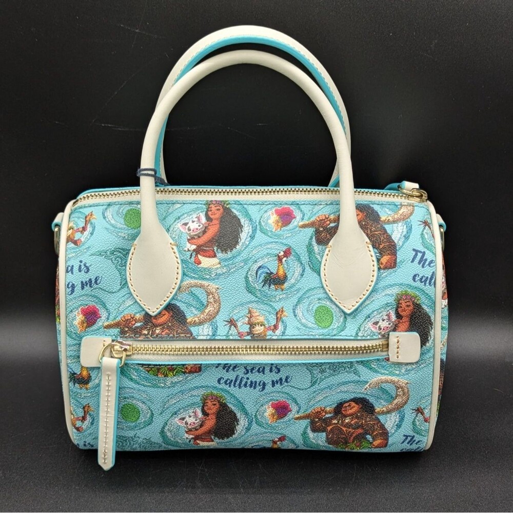Disney Parks Dooney & Bourke Moana Barrel Bag Purse New With Tags - Picture 3 of 8